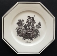 Superbe ASSIETTE porcelaine VILLEROY & BOCH 4 saisons AUTOMNE par HENRI MOUZIN