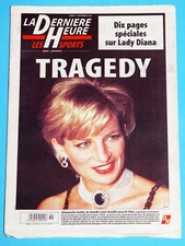 Journal  LA DERNIERE HEURE n° 244  1 Septembre 1997 , Princesse DIANA.