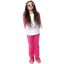 Filles Rose Pyjama Polaire