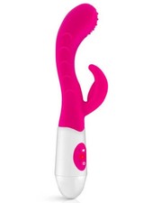 Vibromasseur rabbit stries et