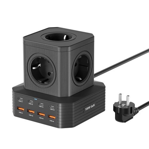 100w multiprise usb cube - 100w, cube,