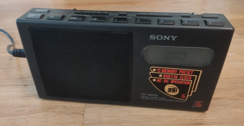 Vintage sony radio icf - radio, icf-m400l