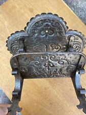 Petite  Étagère En Fer décorée , décors ￼ Vintage  Réf N.1