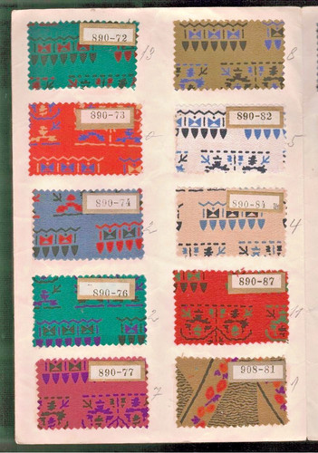 Catalogue echantillons tissus - echantillons,
