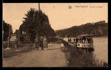 CPA Heer-Agimont, Arrivée du