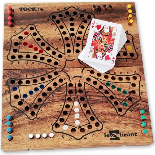 Jeu toc tock bois - -,