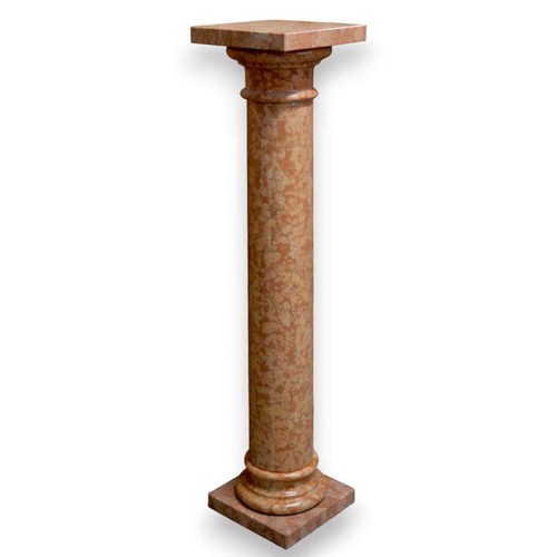 Colonne marbre rouge de - colonne,