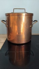Copper Cauldron Pot Pot, Folk Art Kitchen Tool  