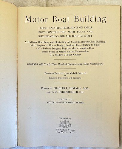 Motor boat building chapman - motor,