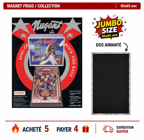 Magnet frigo nugent 90x65 - magnet,