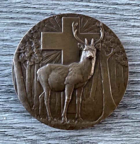 Belle médaille saint - , hubert