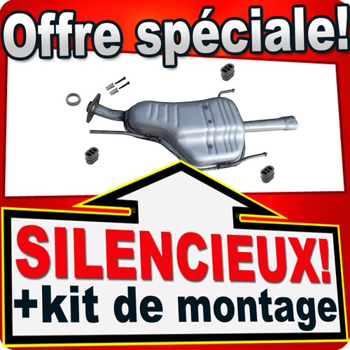 Silencieux arriere pour opel - pour,