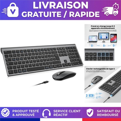 Clavier souris sans - souris, fil