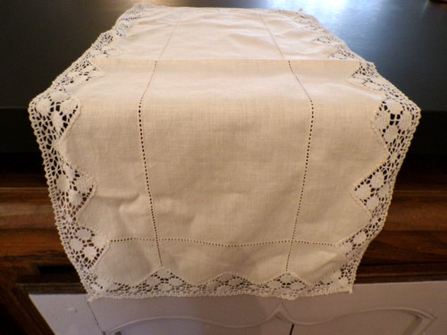 Linge ancien napperon coton - linge,