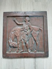 ANTIQUE DECOR COPPER PLATE with seal