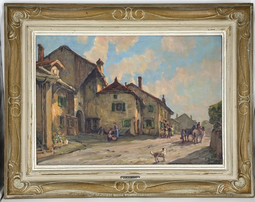 Huile sur panneau primitif - sur,