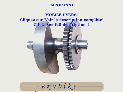 Arbre equilibrage pour honda - d'equilibrage,