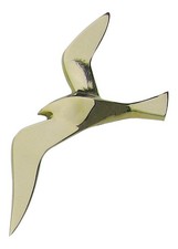 Panneau mural - Mouette Décoration murale en Laiton 20 x 9 cm DORé Sea-Club