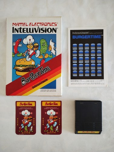 Mattel intellivision burger - mattel,