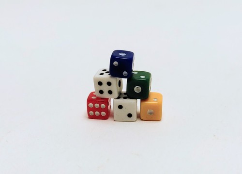 Dés jouer miniature - jouer,