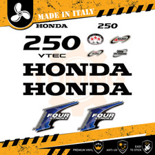 Décalcomanies adhésif Moteur hors-bord Honda 250 Ch Four Stroke V-Tec - D