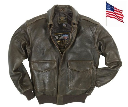 Blouson aviateur cuir - aviateur, a-2