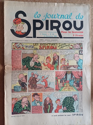 Spirou fascicule 1er - , année
