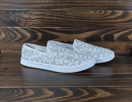 Baskets blanches calvin klein - blanches,