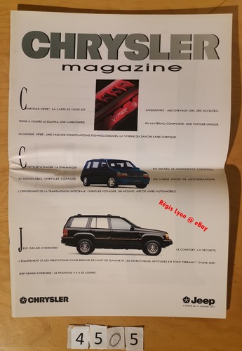 Chrysler jeep gamme viper - jeep,
