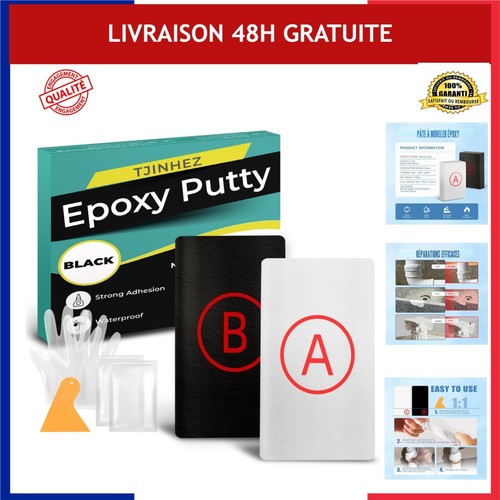 Mastic epoxy noir - epoxy, 400g