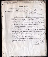 ZIZENHAUSEN / BATH (GERMANY) SAWMILL / TREE WOOD ""HEYD & Cie"" in 1908