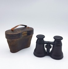 Anciennes Jumelles Théâtre Type Chevalier Paris + Sac rangement cuir