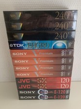 Lot De 12 Cassettes VHS