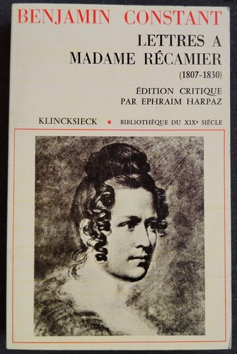 Lettres madame récamier - lettres,