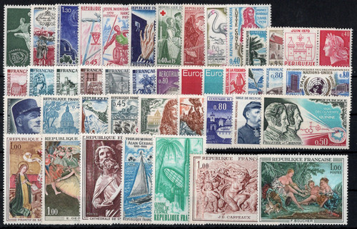 Timbres france année 1970 - timbres,