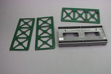 ZB820 Jouef Train Ho 611 Removable Bridge Green Good Deck + 2 Barrier L 14.6cm