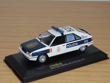 BX76: 1:43 scale 1992 Citroen BX Spanish Police Diecast Model Car