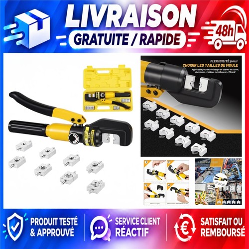 Pince sertir hydraulique 10 - sertir,