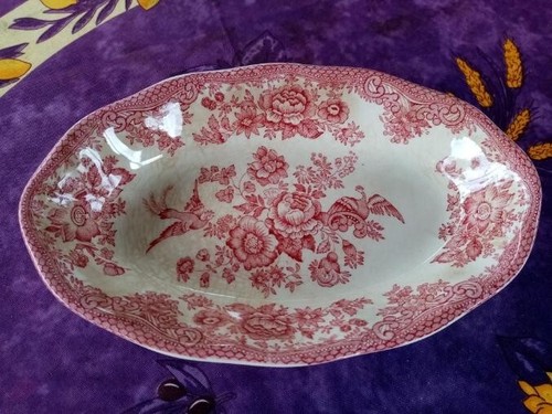 Ravier rose faïence enoch - en,