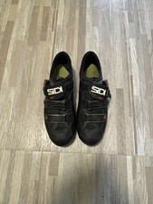 SIDI  CARBON BLACK Cycling Road Shoes 45 1/5 M. A Must See! No Reserve.