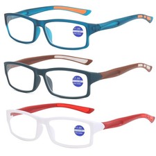 Lunettes De Lecture Confortables Sport Unisexe Anti Lumière Bleue Anti Dérapant