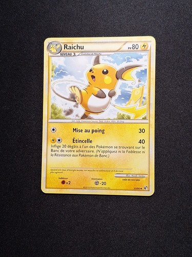 Raichu hgss indomptable - 33/90,