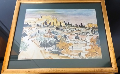 Reproduction aquarelle yves - reproduction,