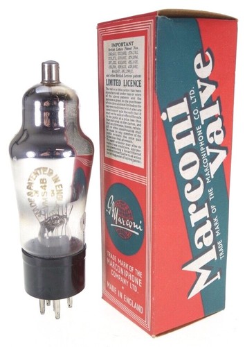 Vms4b marconi radio tube - tube,