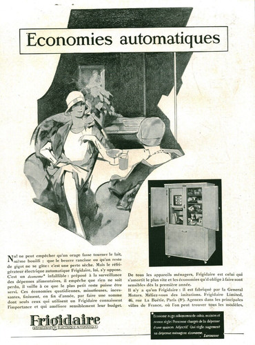 Publicité ancienne frigidaire - publicité,