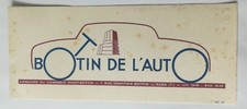  RARE BLOTTER - BOOTY OF THE CAR, didot-bottin business directory - Paris 7