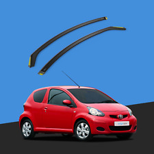 TOYOTA AYGO MK1 2005-2014 3 Door Hatchback Wind Deflectors 2pc Tinted