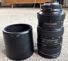 Nikon AF VR-NIKKOR 80-400mm F/4.5-5.6 D ED Zoom Lens From Japan  w Hood Tested