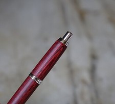 GORGEOUS SCARCE PILOT CAPLESS BIRCHWOOD RED FOUNTAIN PEN - SOLID GOLD 18K  NIB