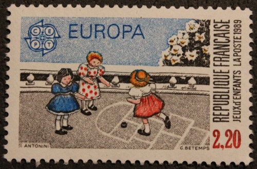 Timbre france jeux - france,